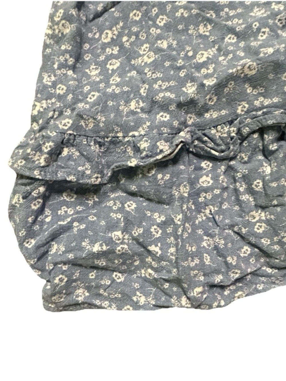 Women’s Monteau Blue Floral T Shirt Dress Size Medium Summer - Picture 2 of 4
